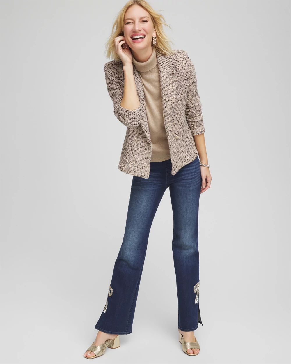 Double Breasted Tweed Blazer | Chico's